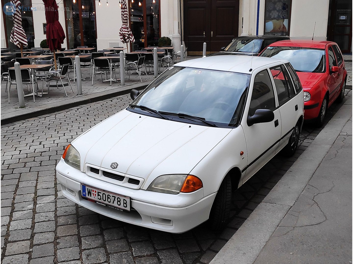 W 50678 B, Suzuki Swift 2nd gen 5-door Hatch (SF), facelift, 1996–2004