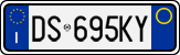 License plate of Italy, Cars (1994 year series)