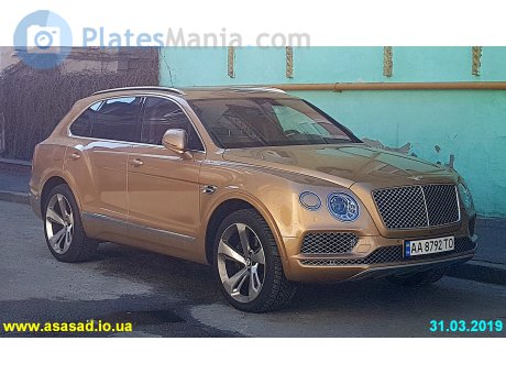 AA 8792 TO, Bentley Bentayga