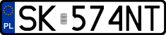 License plates of Poland, Regular car plates