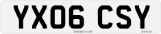 License plate of the United Kingdom, 2001 year system