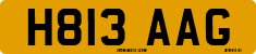 License plate of the United Kingdom, 1983 year system
