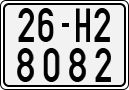 License plate of Vietnam, Motorcycles