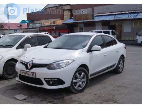 м999нн25, Renault Fluence