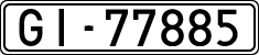 License plates of Spain, 1900 year series