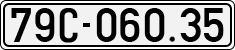 License plate of Vietnam, Cars