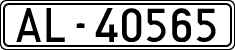 License plates of Spain, 1900 year series