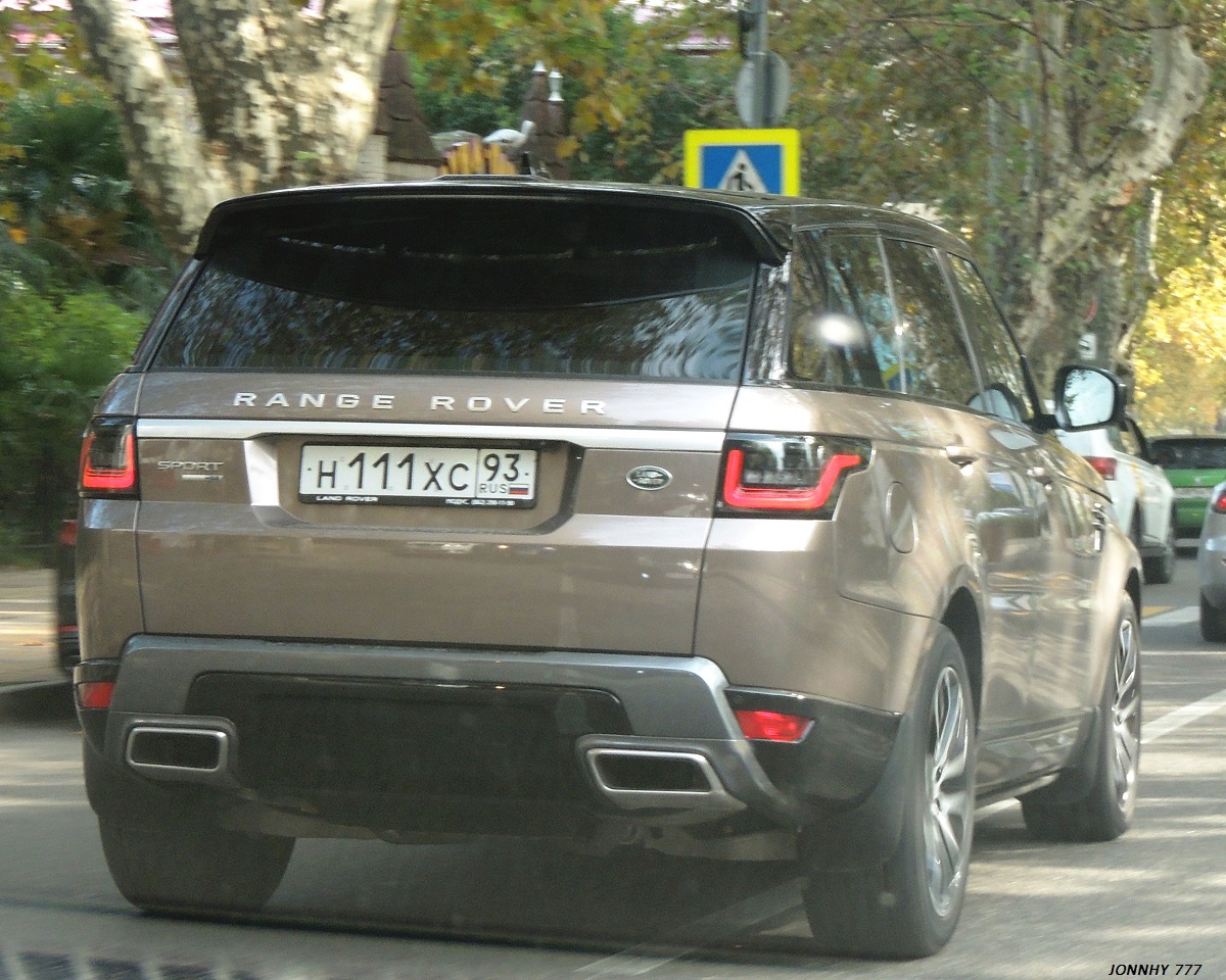 н 111 хс 93, Land Rover Range Rover Sport 2nd gen (L494), facelift, 2017–2022