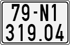 License plate of Vietnam, Motorcycles