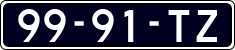 License plate of the Netherlands, Cars