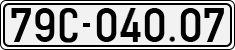 License plate of Vietnam, Cars