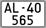License plates of Spain, 1900 year series