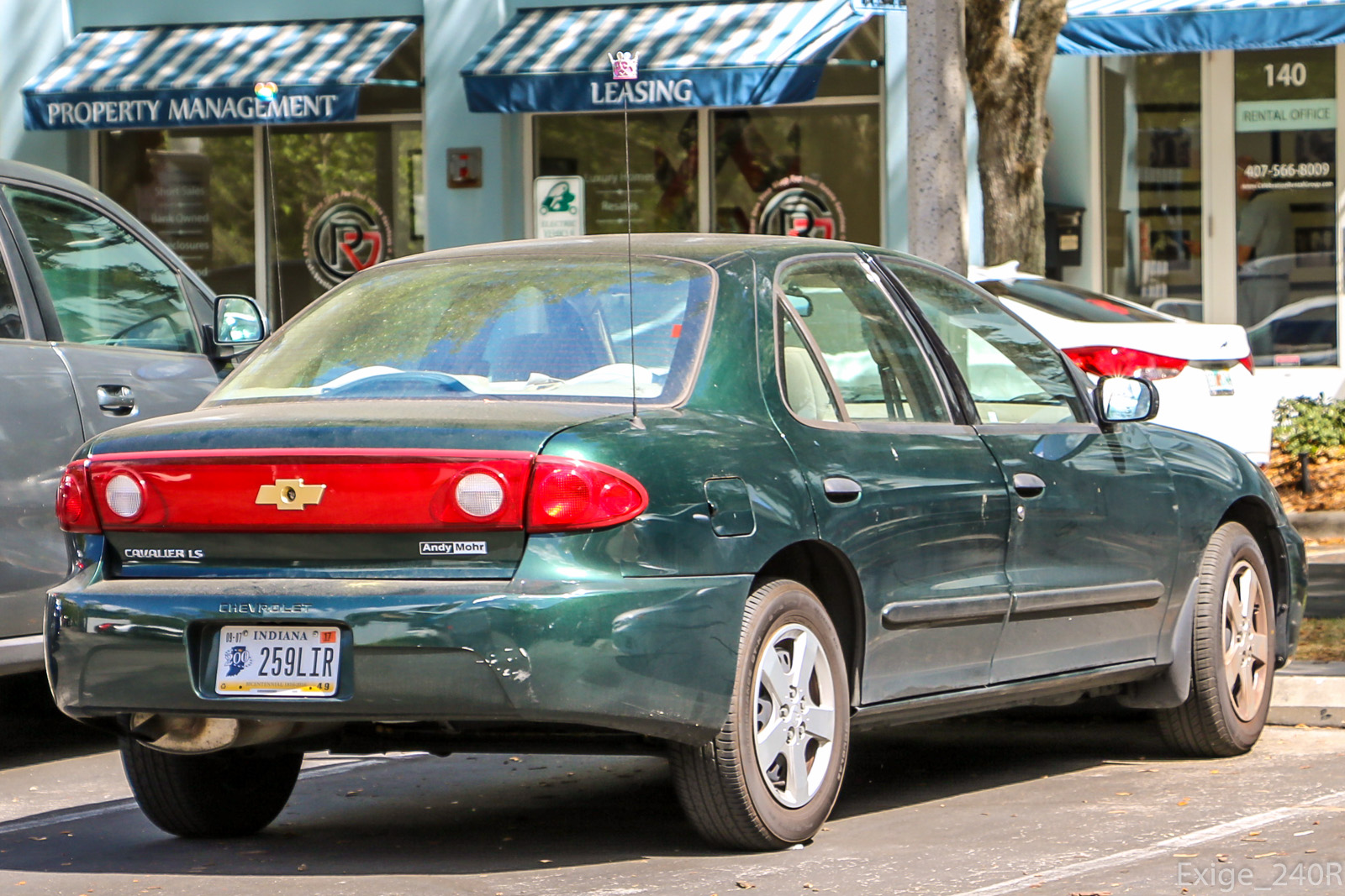 259LIR, Chevrolet Cavalier 3rd gen 4-door Sedan (J-body), facelift, 2002–2005