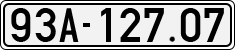License plate of Vietnam, Cars