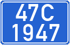 License plate of Vietnam, Government and public administrations
