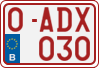License plate of Belgium, Regular plates (2010)