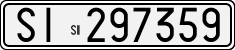 License plate of Italy, Cars (1927 year series)