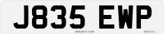 License plate of the United Kingdom, 1983 year system