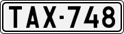 License plate of Finland, Cars
