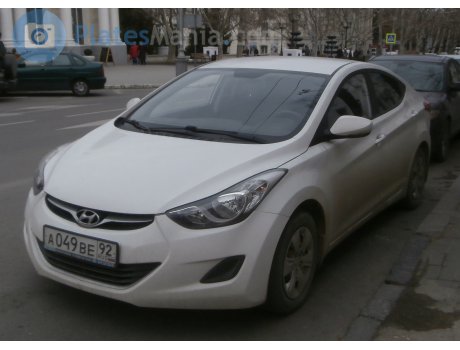 а049ве92, Hyundai Elantra