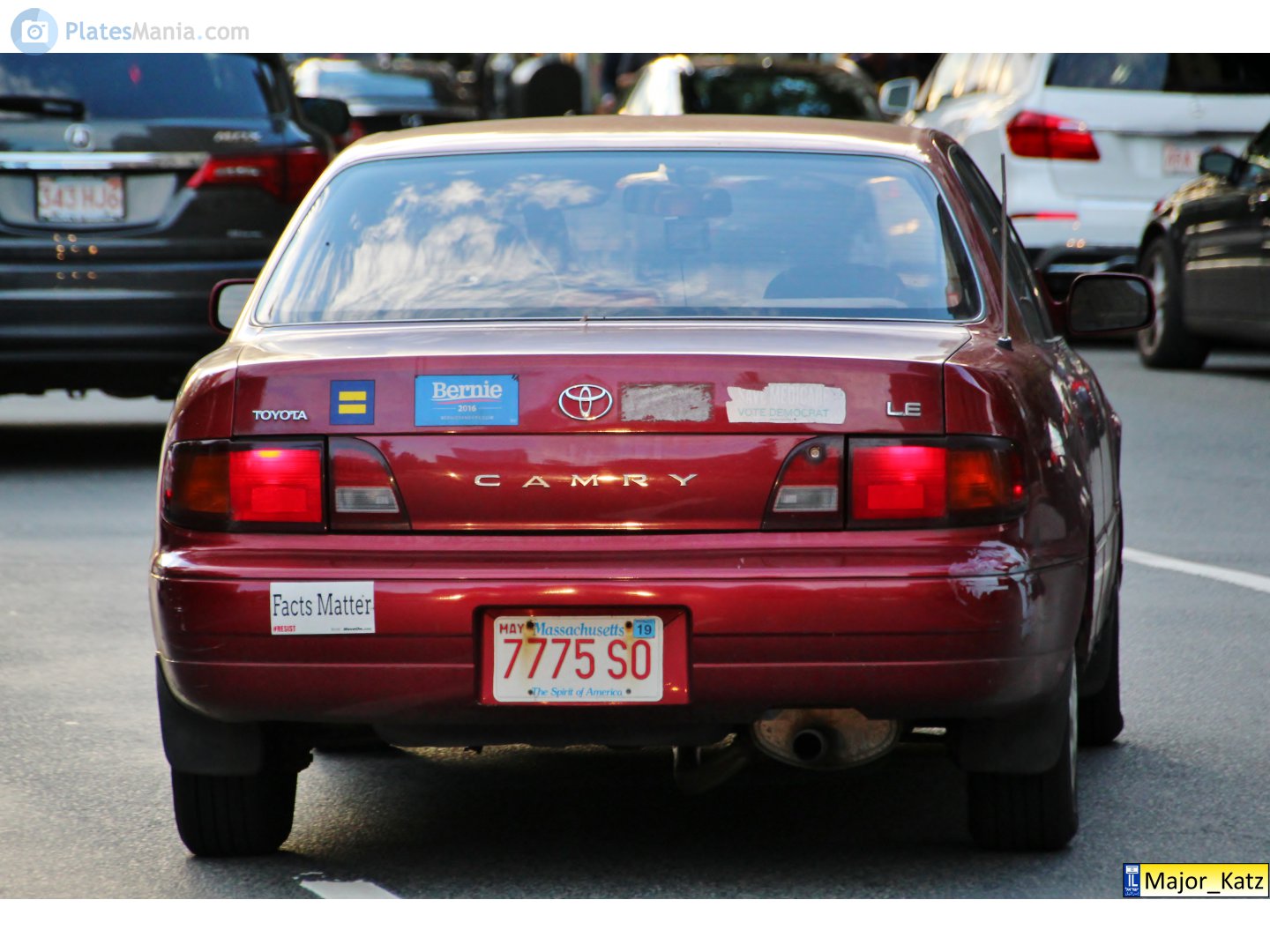 7775 SO, Toyota Camry 3rd gen Sedan (XV10; Global-market), 1991–1997