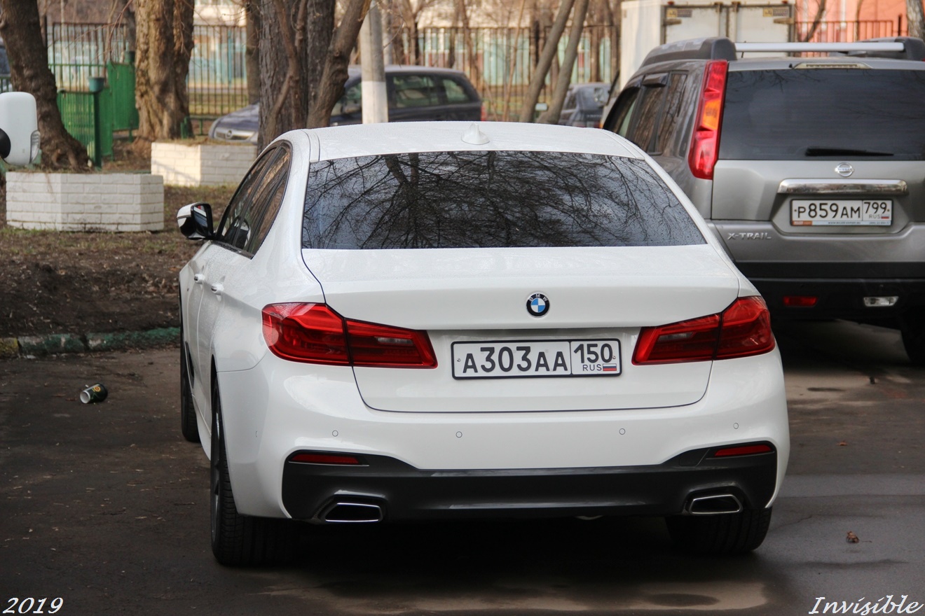 а 303 аа 150, BMW 5 Series 7th gen Sedan (G30/G38), 2017–2020