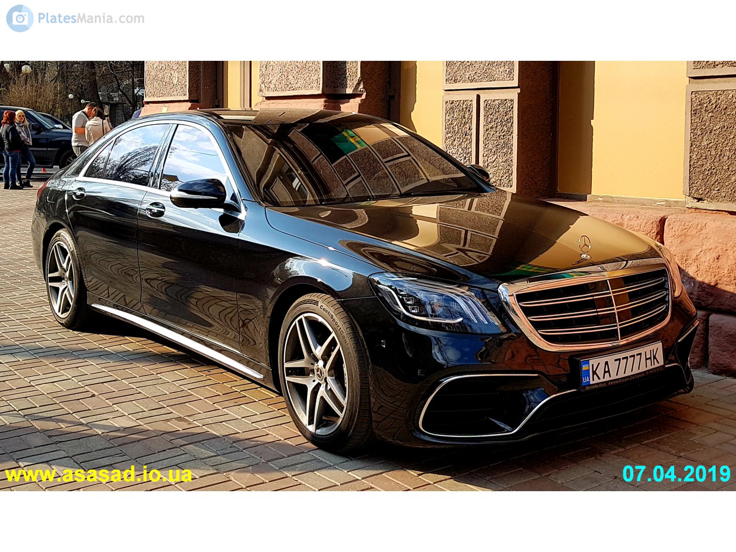 KA 7777 HK, Mercedes-Benz S-Klasse 8th gen Sedan (W222/V222), 2013–2020