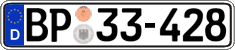 German license plate, Authorities and federal agencies