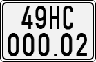 License plate of Vietnam, Specialty plates