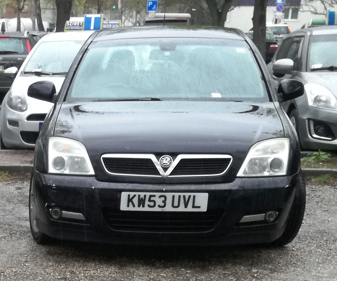 KW53UVL, Vauxhall Signum 1st gen (Z03), 2003–2005
