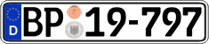 German license plate, Authorities and federal agencies