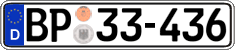 German license plate, Authorities and federal agencies