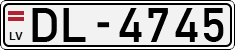 License plate of Latvia, Regular car plates