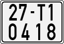 License plate of Vietnam, Motorcycles