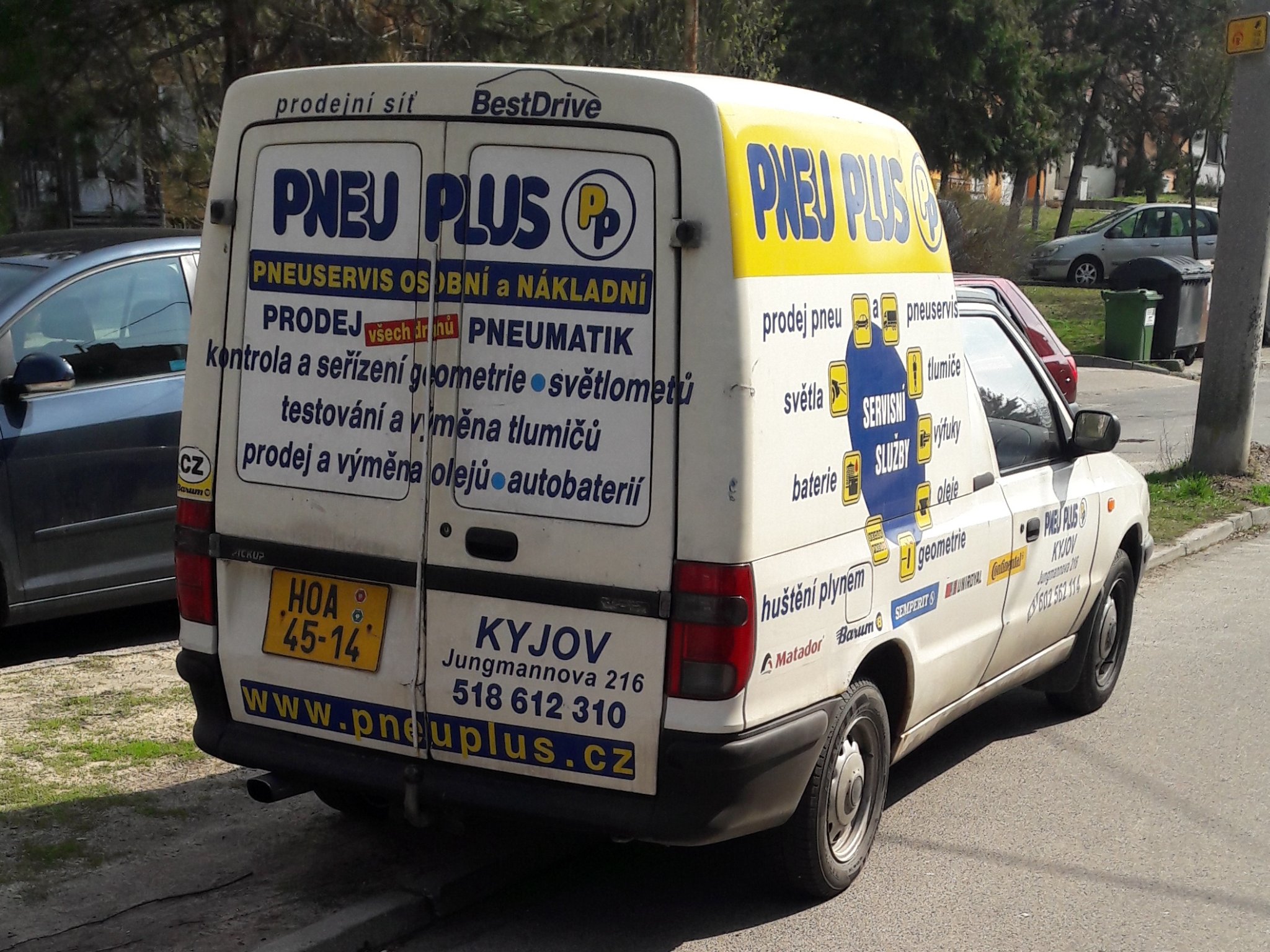 HOA 45-14, Skoda Felicia 1st gen Pickup (6U; Type 797), 1995–2001