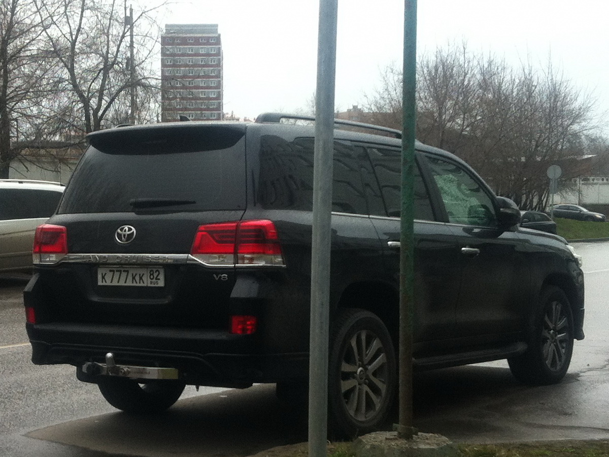 к 777 кк 82, Toyota Land Cruiser 200 (J200), 2nd facelift, 2015–2021