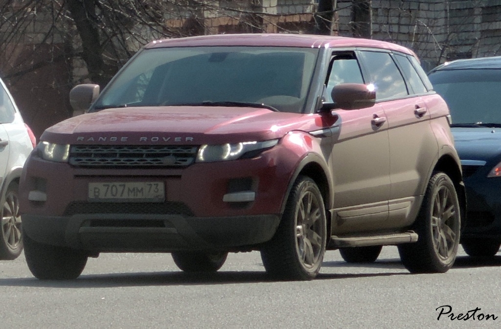 в 707 мм 73, Land Rover Range Rover Evoque 1st gen 5-door SUV (L538), 2011–2019