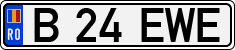 License plate of Romania, Regular plates