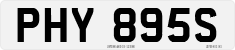 License plate of the United Kingdom, 1963 year system