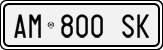 License plate of Italy, Cars (1994 year series)