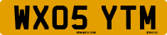 License plate of the United Kingdom, 2001 year system