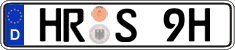 German license plate, Plates for oldtimers (type 