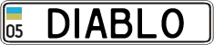 License plate Ukraine, Vanity Plates