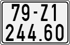 License plate of Vietnam, Motorcycles