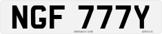 License plate of the United Kingdom, 1963 year system