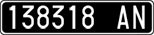 License plate of Italy, Cars (1927 year series)