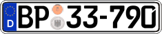 German license plate, Authorities and federal agencies