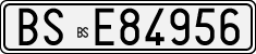 License plate of Italy, Cars (1927 year series)