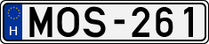 license plates of Hungary, Cars (1990)