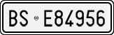 License plate of Italy, Cars (1927 year series)